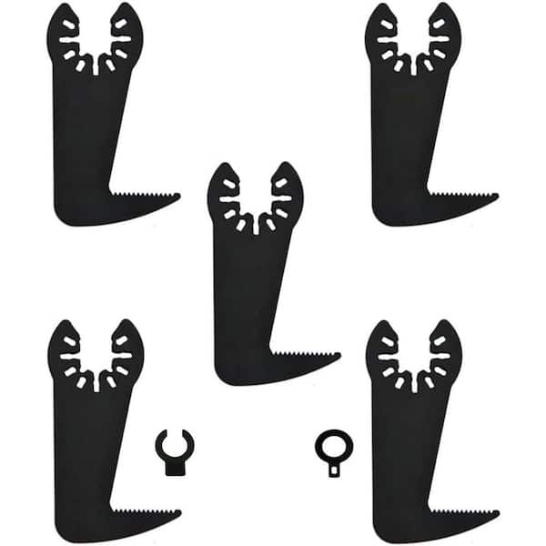 KIWDZFU Drywall Jab Saw Blades for Multi Tools HCS Material Universal Quick Release Pack of 5-Piece for Cutting