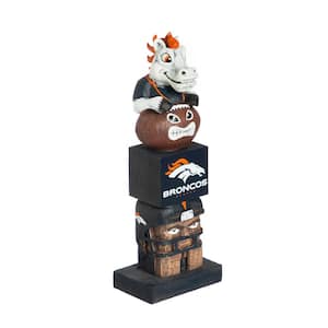 Denver Broncos Tiki Totem Garden Statue