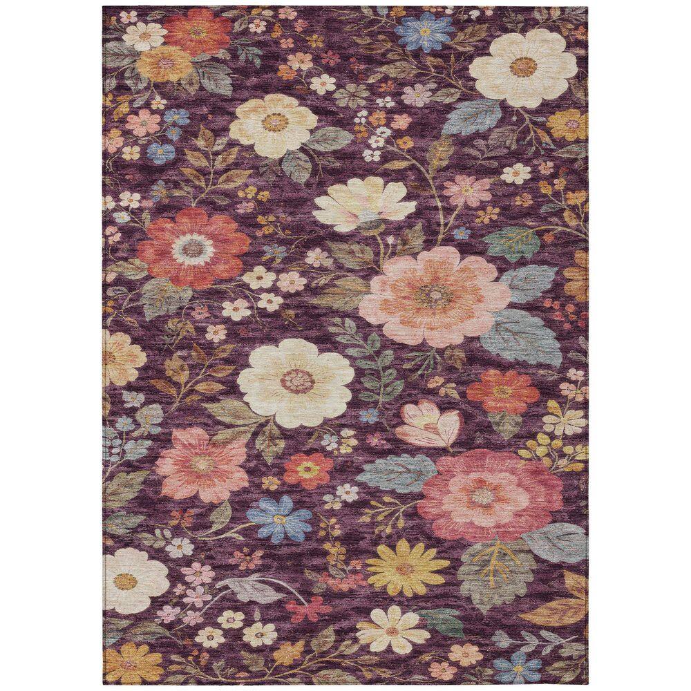 Chantille Machine Washable Indoor/Outdoor Abstract ACN2945 Plum 8 ft. x 10 ft. Area Rug price history on PriceWatchPro
