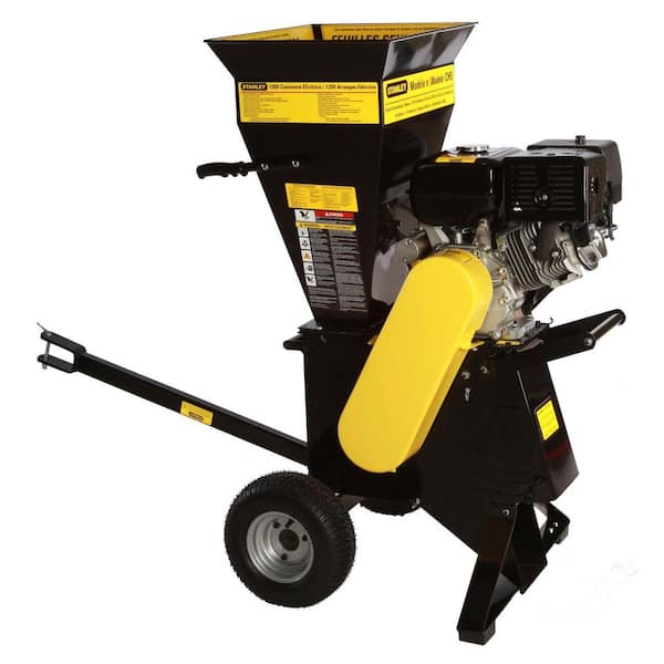Stanley 15-HP 420 cc Gas Commercial-Duty Chipper Shredder with 4 in. x 3 in. dia. Feed