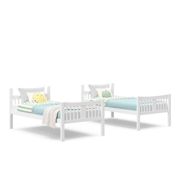 雑貨112 Storkcraft Caribou White Solid Hardwood Twin Bunk Daybed