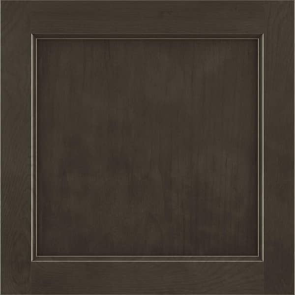 American Woodmark Adelaide 11 9/16-in. W x 3/4-in. D x 11 1/2-in. H in Maple Slate Cabinet Door Sample