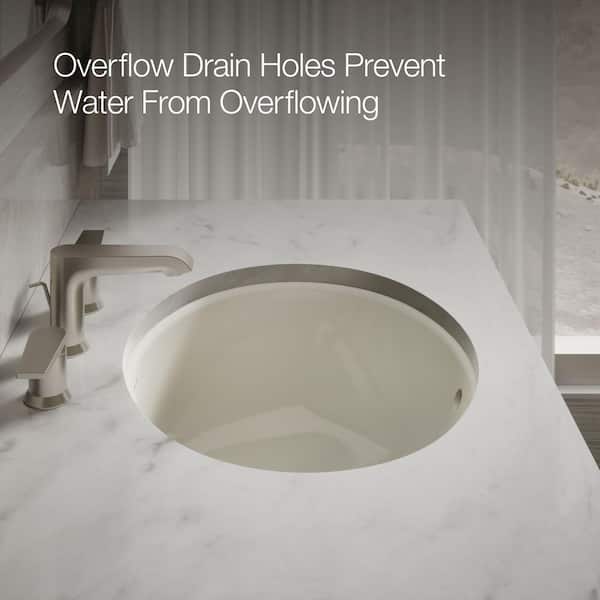 KOHLER Caxton 19.3 in. x 16.25 in. Undermount Bathroom Sink in