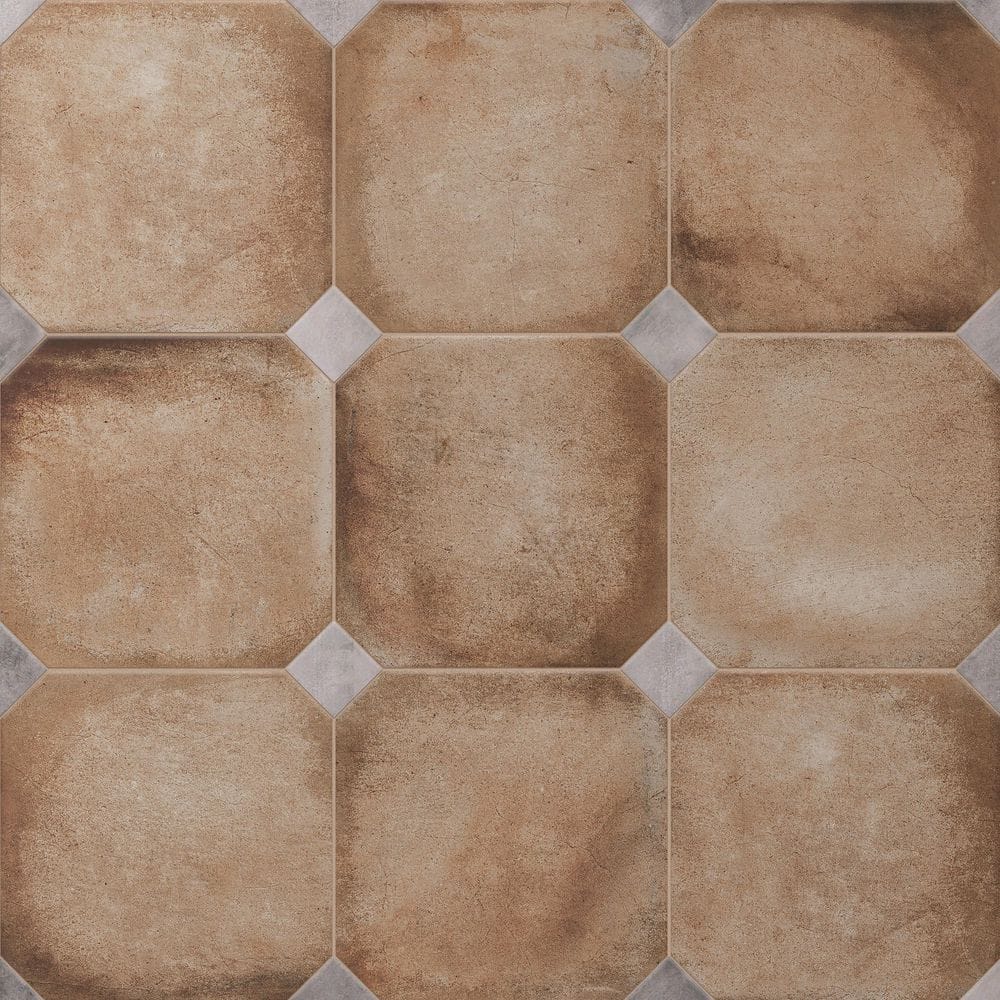 Laverton Octagon Natural with Taco Gris 8 in. x 8 in. Porcelain Floor and Wall Tile (11.25 sq. ft./Case) price history on PriceWatchPro