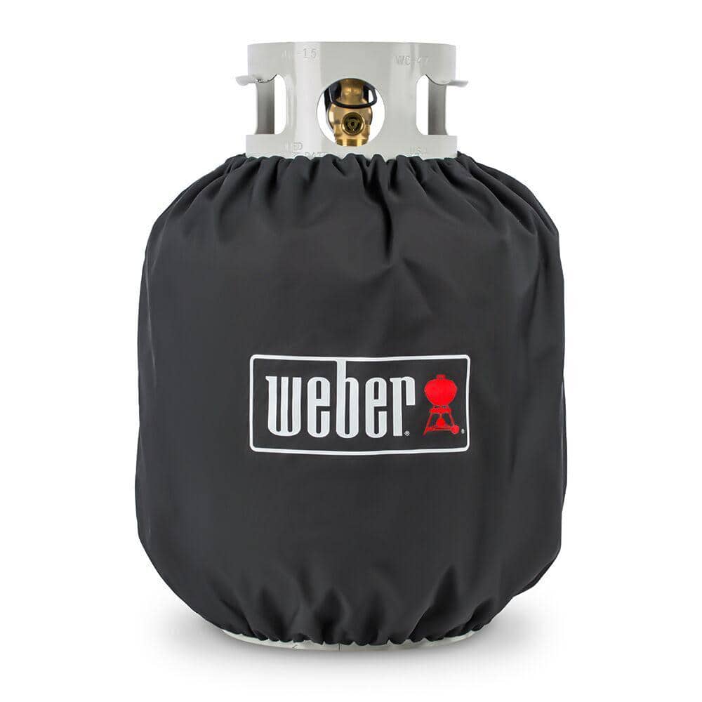 Weber Tank Cover for 20 lbs. Liquid Propane Tank 7137 - The Home Depot