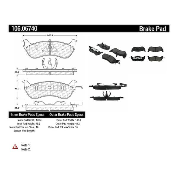Centric Parts Disc Brake Pad Set