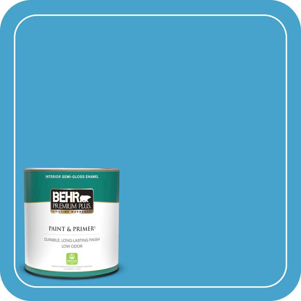 1 qt. #540B-6 Sea Ridge Semi-Gloss Enamel Low Odor Interior Paint & Primer price history on PriceWatchPro
