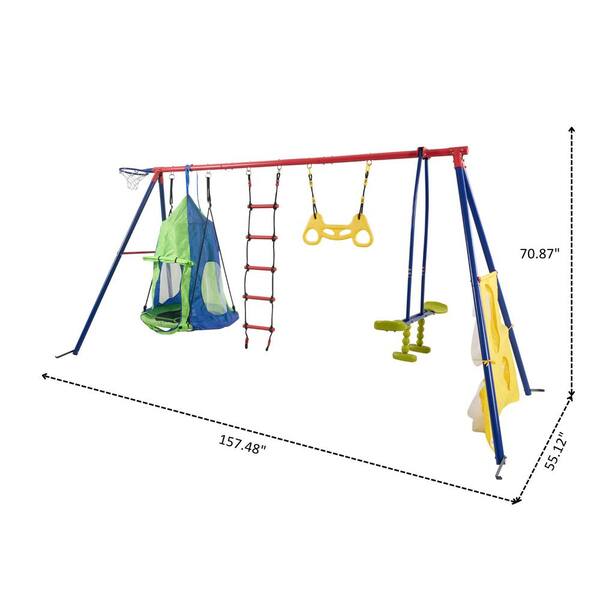 10-FEET/OF THE KIDS,BY THE KIDS,FOR THE… Kids Trampoline, 5FT Adjustable Toddler Trampoline with