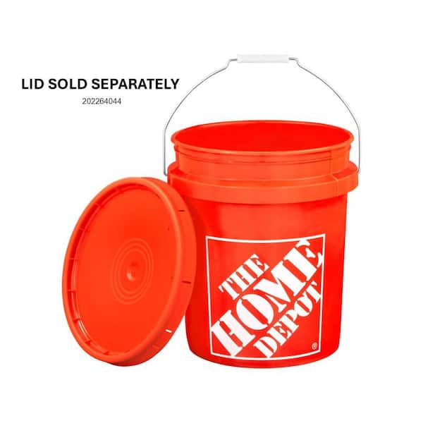 5 Gallon Orange Homer Bucket