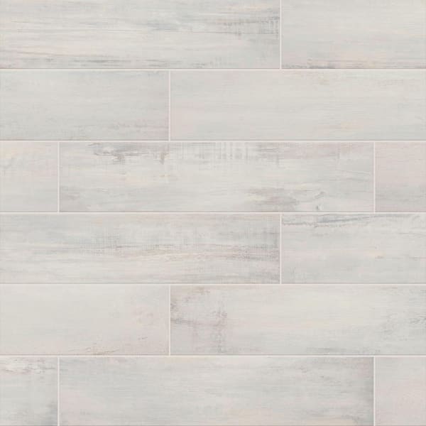 Florida Tile Home Collection Serene Wood Cream 8 in. x 36 in. Porcelain Floor and Wall Tile (15.54 sq. ft./Case)