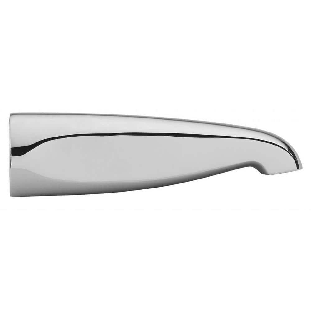 Westbrass Standard 8-1/2 in. Tub Spout in Polished Chrome