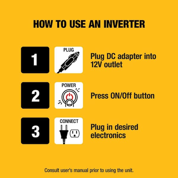 DeWalt 140 Watt Power Inverter