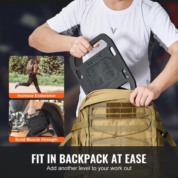 Weighted Backpack For Gym Weight Plate - For Jamaica