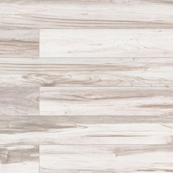 MSI Carolina Timber White 6 in. x 36 in. Matte Porcelain Floor and Wall Tile (13.5 sq. ft./Case)