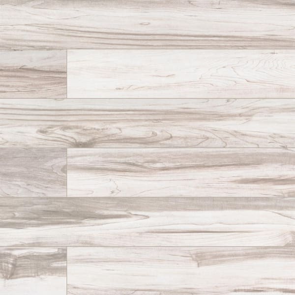 MSI Carolina Timber White 6 in. x 36 in. Matte Porcelain Floor and Wall Tile (486 sq. ft./pallet)