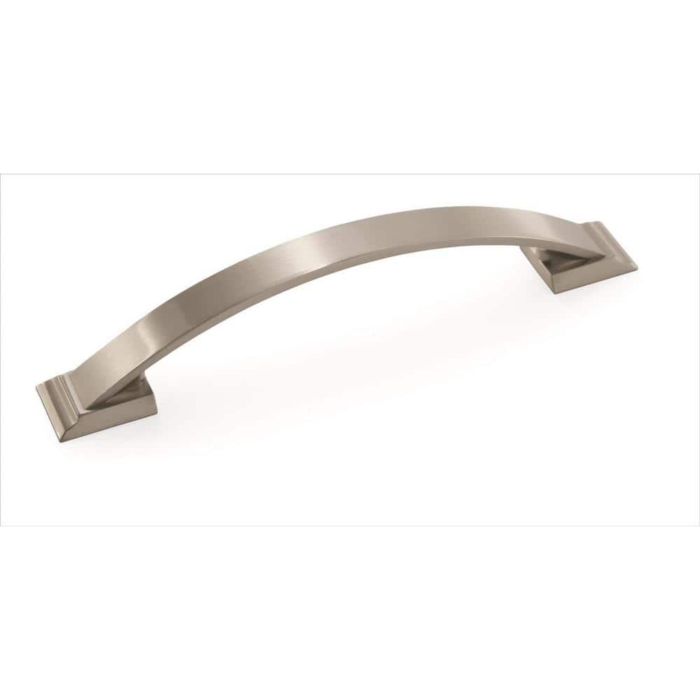 Candler 5-1/16 in. (128mm) Classic Satin Nickel Arch Cabinet Pull