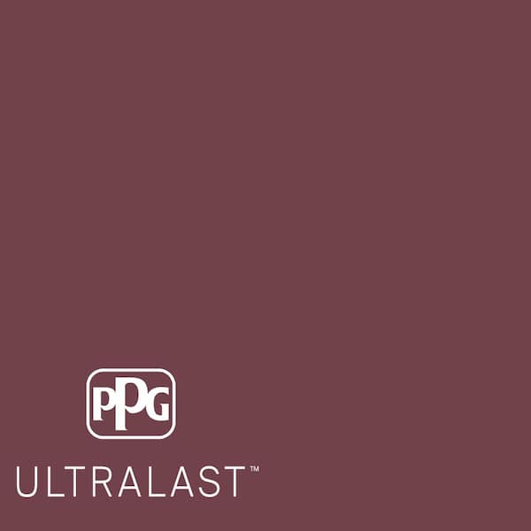 PPG UltraLast 1 gal. PPG1049-7 Red Red Wine Eggshell Interior Paint and Primer