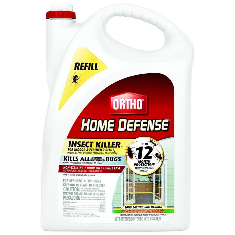 Ortho Home Defense Insect Killer for Indoor and Perimeter Refill 2 1.33 gal. Ant, Roach and Spider Insect Killer
