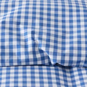 Company Cotton Gingham Yarn-Dyed Cotton Percale Sheet Set