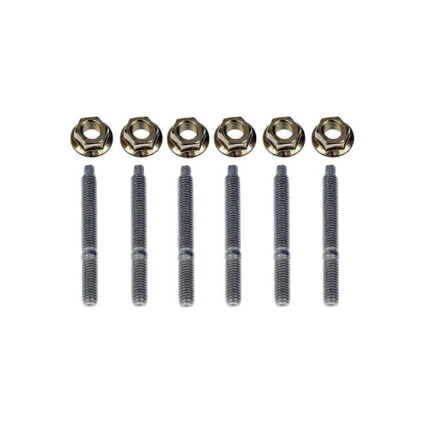 Unbranded Install Kit for mounting exhaust manifold to engine includes 6 studs and 6 nuts