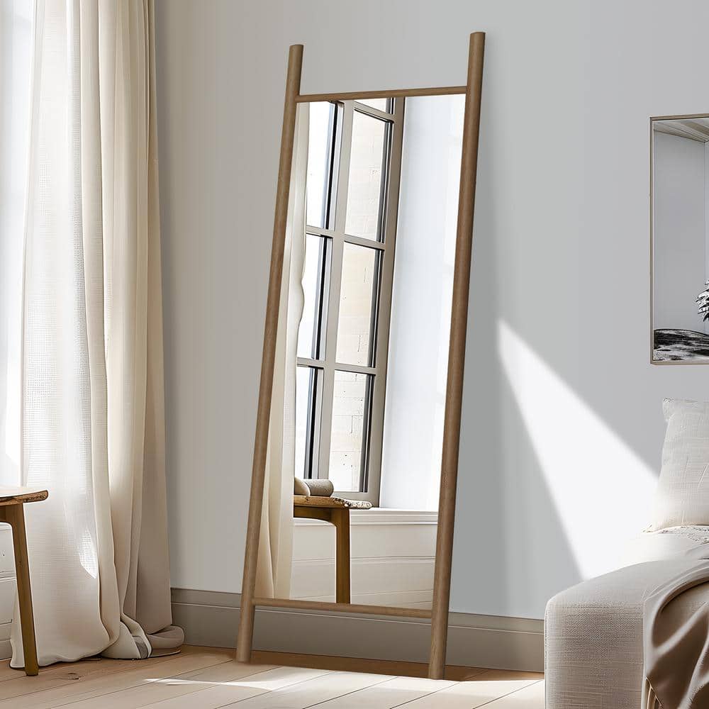 【ポイント10倍】 Ladder H in. 64 x W in. 21 Dovelina Rectangle Framed Wood 鏡
