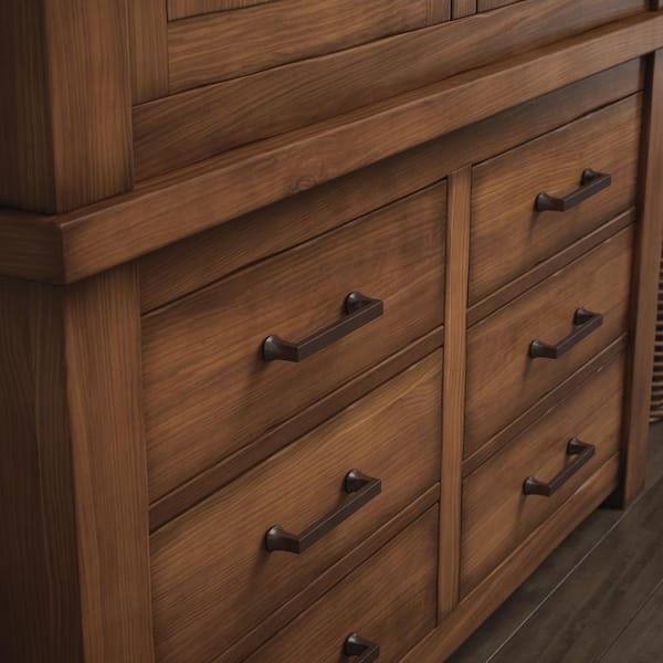 10-Pack Mandara 5-1/16 in. (128 mm) Classic Cocoa Bronze Cabinet Drawer Bar Pulls