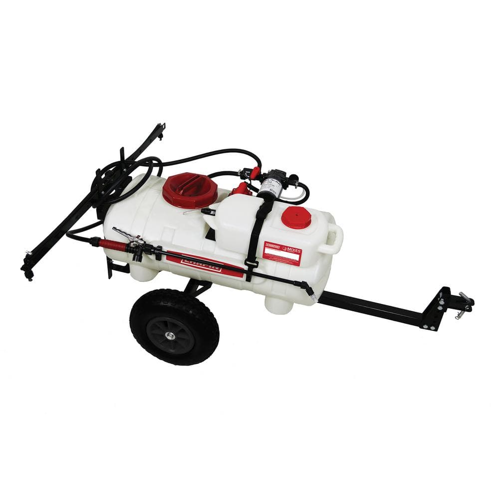 Chapin International 97661 Mixes on Exit-First-Ever Clean-Tank Tow Behind Spraying System, 15-Gallon Sprayer, Translucent White (B07WFHVCVR)