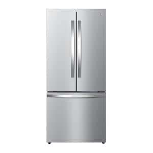 17.5 cu. ft. Counter Depth 3 Door French Door Refrigerator in Stainless Steel with E-Star and Icemaker