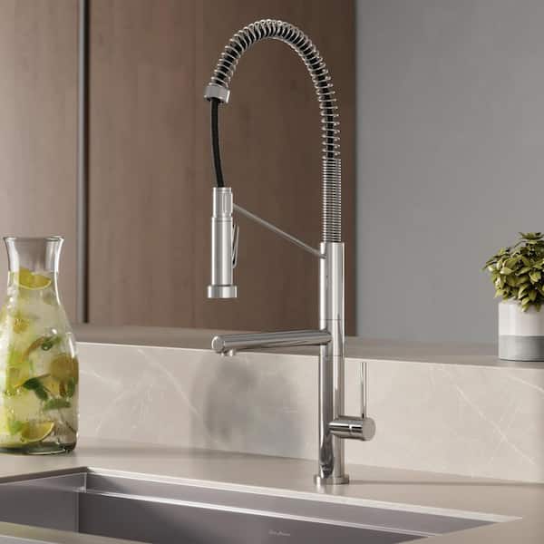 Swiss Madison Novuet Single-Handle Pull-Down Sprayer Kitchen Faucet with Pot Filler in Chrome