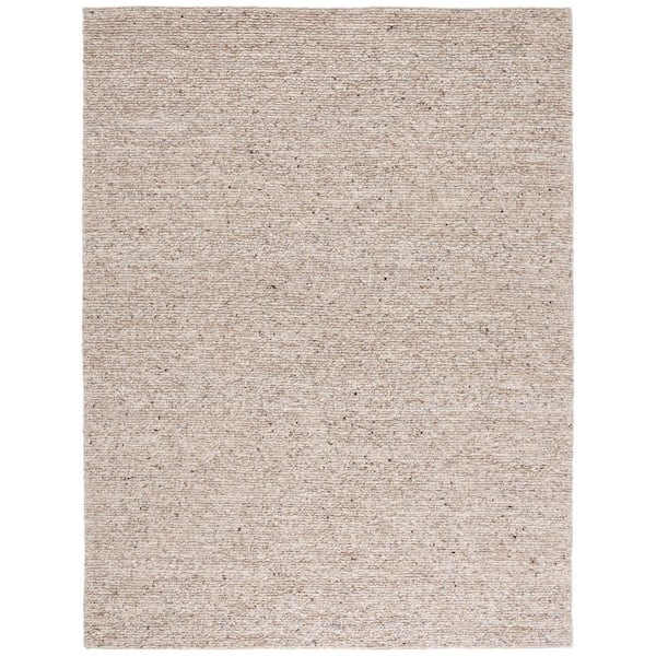 Natura 8 ft. x 10 ft. Beige Patchy Solid Area Rug