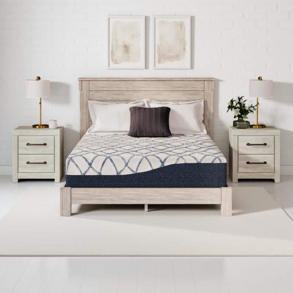 Benjara Himy Full Plush High Density Memory Foam 12 in. Mattress