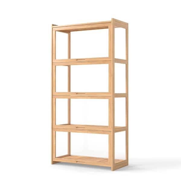 Market B】POLABO Display wood cabinet Oak Wood Cabinet for Wood 
