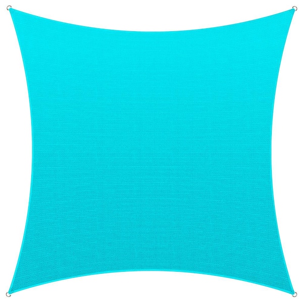 AMGO 14 ft. x 14 ft. Turquoise Square Sail