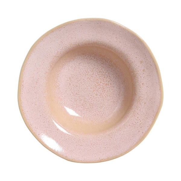 PORTO BRASIL 8.1 fl. oz. Litchi Pink Stoneware Dessert Bowl (Set of 4)
