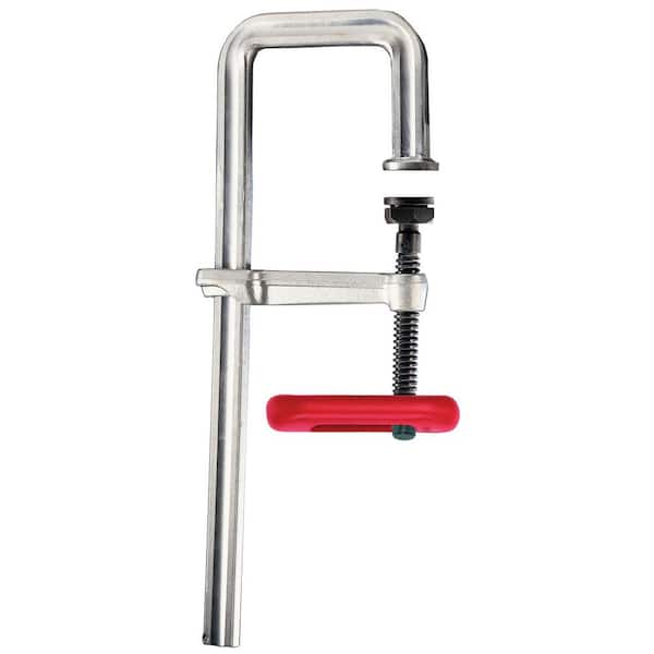 BESSEY J Series 12 in. Capacity Step-Over Clamp with 5-1/2 in. Throat Depth, Step-Over Up To 4 in.