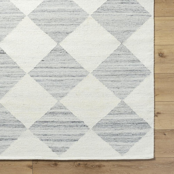 Vivir Antho Gray Modern 5 ft. x 8 ft. Indoor Area Rug