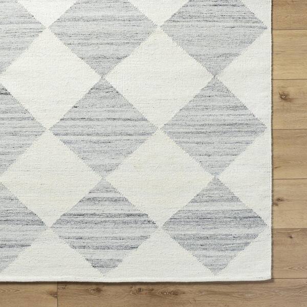 Vivir Antho Gray Modern 9 ft. x 12 ft. Indoor Area Rug