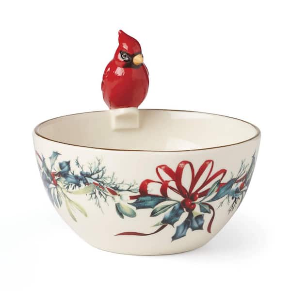 Lenox Winter Greetings 18 fl. oz. Multi-Colored Porcelain Bowl (Set of 1)