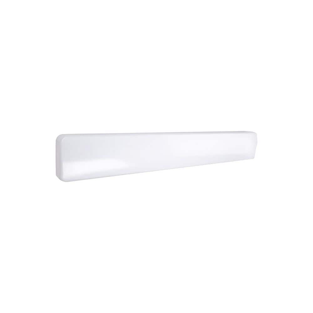 Flo 36 in. 1 Light Selectable 5CCT White LED Bathroom Vanity and Wall Light Bar with White Acrylic Shade price history on PriceWatchPro