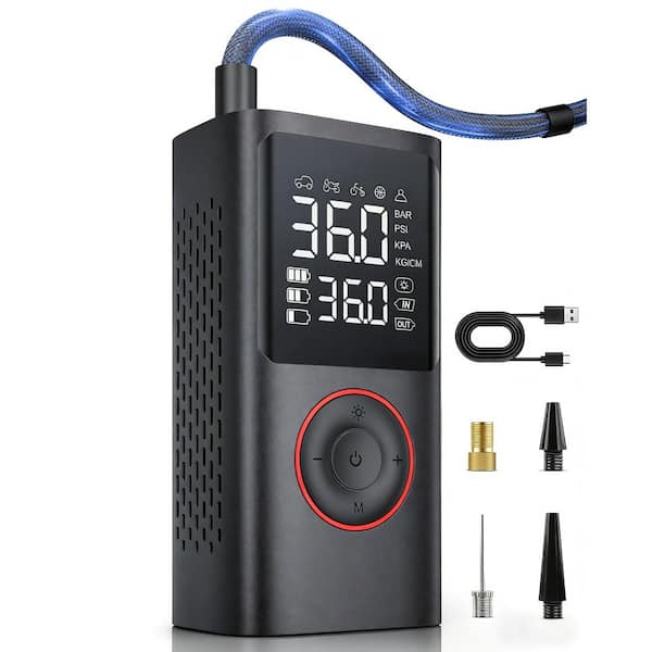 Car Tire Inflator 150 PSI Portable 12V Electric Intelligent Air Compressor