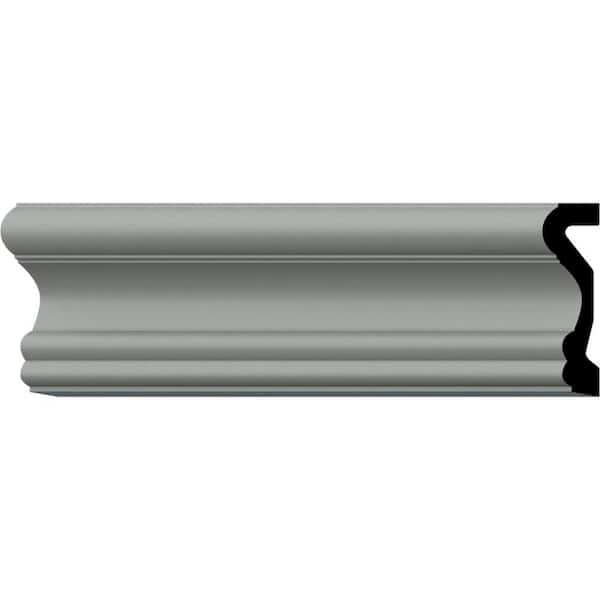 Ekena Millwork SAMPLE - 1 in. x 12 in. x 3-3/8 in. Polyurethane Chesterfield Panel Moulding