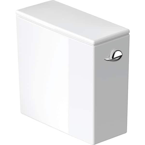 Durastyle 1.28 GPF Single Flush Toilet Tank with Gravity Fed Technology in White