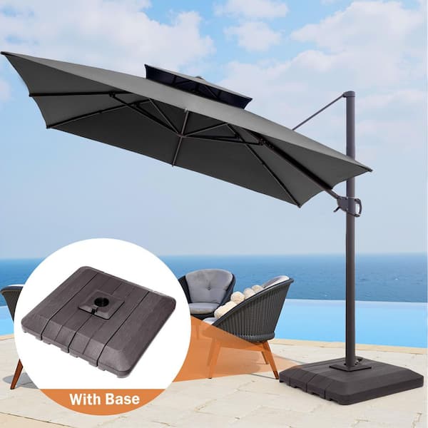 cantilever umbrella patio Waterproof Green / Gloss Color:Blue with Net Football Helmet SVG cut 9 ft × 11