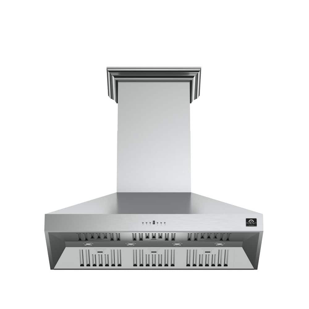 Orvieto 48-Inch Stainless Steel Wall Mounted Range Hood
