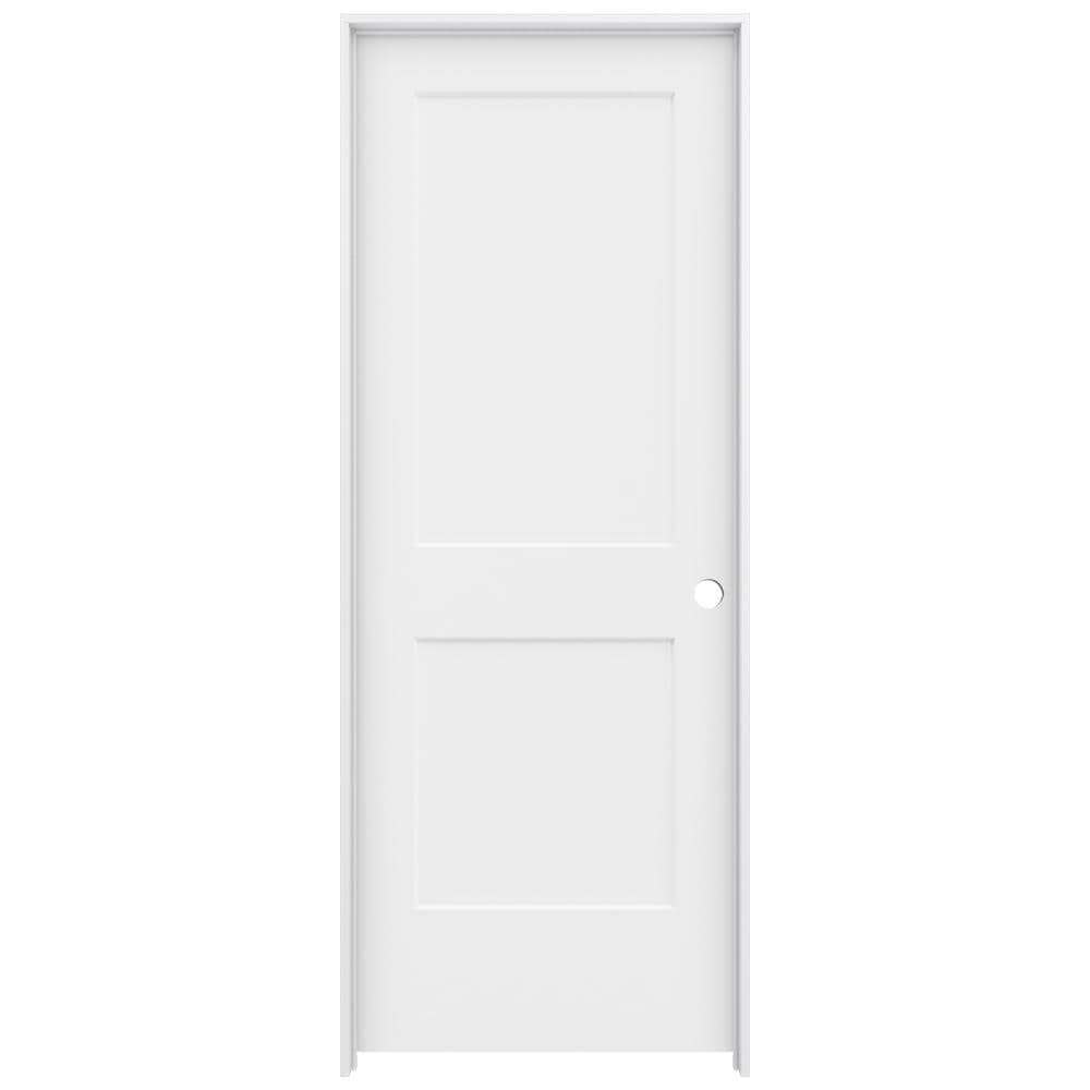 農ドル田中 WS JELD-WEN 32 in. x 80 in. 2 Panel Monroe Primed Left-Hand Smooth