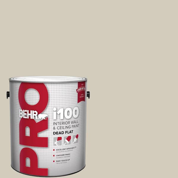 BEHR PRO 1 gal. #MQ6-31 Shoreline Haze Dead Flat Interior Paint