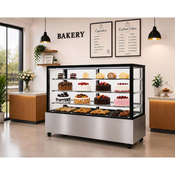 Cooler Depot 72 in. 28.6 cu. ft. Commercial Bakery Display Case