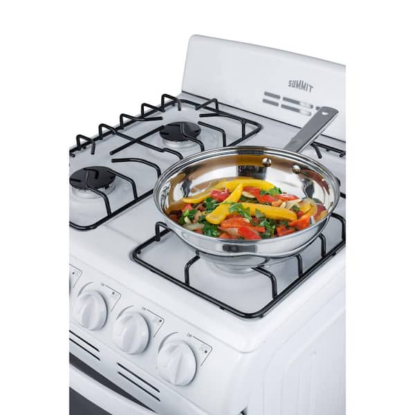 Summit Appliance 20 in. 2.3 cu. ft. Electric Range in White RE203W1 - The  Home Depot