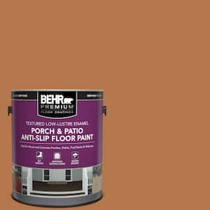 1 gal. #SC-533 Cedar Naturaltone Textured Low-Lustre Enamel Interior/Exterior Porch and Patio Anti-Slip Floor Paint