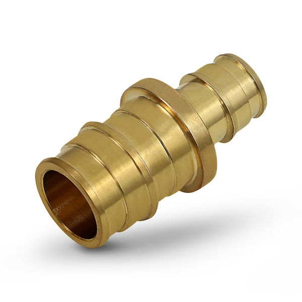 PLUMBFLEX 3/4 in. x 1/2 in. 90° PEX A Expansion Pex Reducing Coupling, Lead Free Brass for Use in Pex A-Tubing